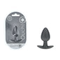 OUCH! Anal Plug - Medium - Gun Metal - Gun Metal Grey 7.9 cm Medium Butt Plug