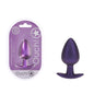 OUCH! Anal Plug - Large - Metallic Purple - Metallic Purple 8.9 cm Large Butt Plug