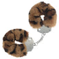 OUCH! Heavy-Duty Fluffy Cuffs - Leopard - Leopard Fluffy Restraints