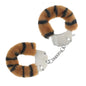 OUCH! Heavy-Duty Fluffy Cuffs - Tiger - Tiger Fluffy Restraints