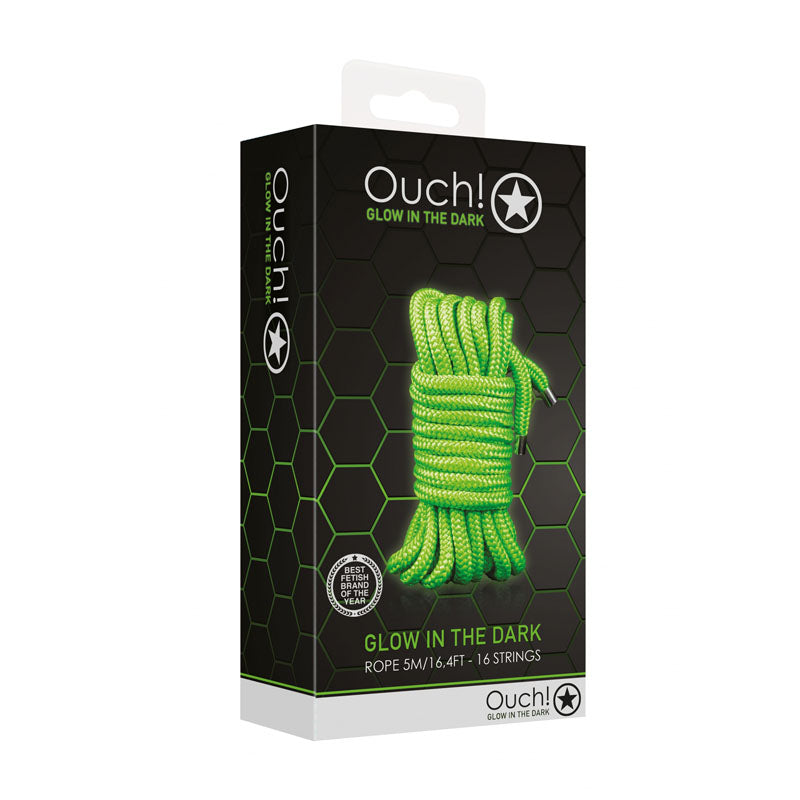 OUCH! Glow In The Dark Rope - 5m - Glow in Dark - 5 metre length