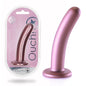 OUCH! Smooth Silicone G-Spot Dildo - 6 / 14.5 cm - Rose Gold 14.5 cm Dildo