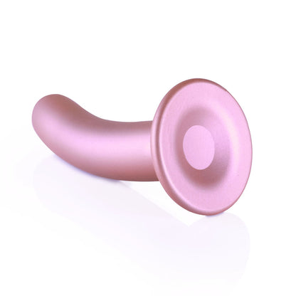 OUCH! Smooth Silicone G-Spot Dildo - 6 / 14.5 cm - Rose Gold 14.5 cm Dildo