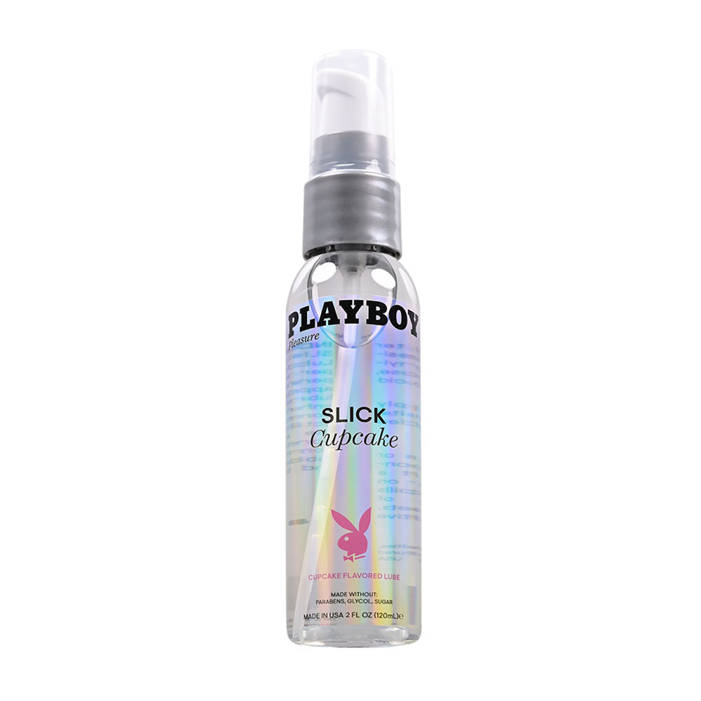 Playboy Pleasure SLICK CUPCAKE - 60 ml - Cupcake Flavoured Water Based Lubricant - 60 ml Bottle