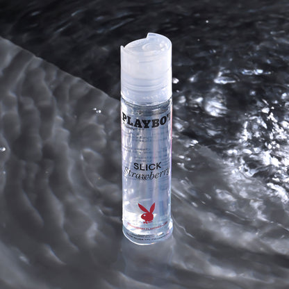 Playboy Pleasure SLICK STRAWBERRY - 30 ml - Strawberry Flavoured Water Based Lubricant - 30 ml