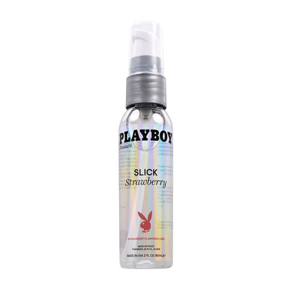 Playboy Pleasure SLICK STRAWBERRY - 60 ml - Strawberry Flavoured Water Based Lubricant - 60 ml