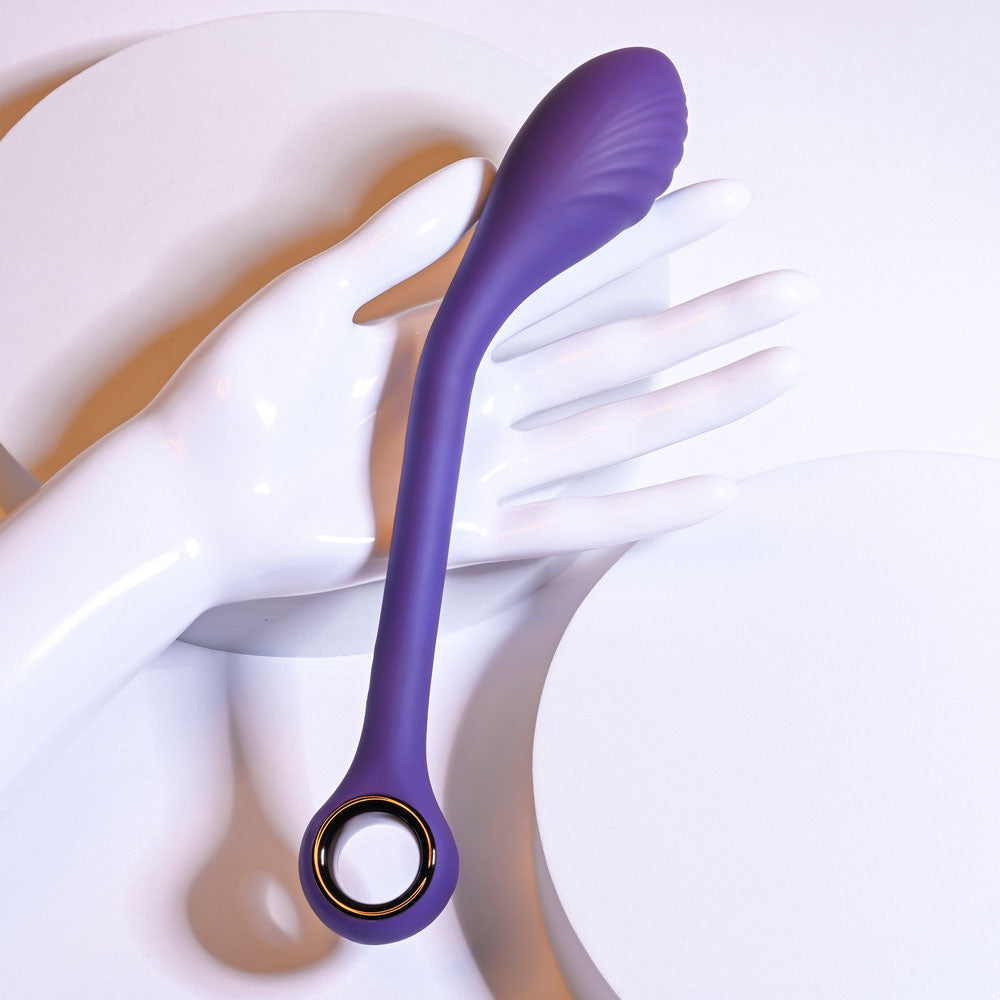 Playboy Pleasure SPOT ON - Purple 22.6 cm USB Rechargeable Poseable G-Spot Vibrator