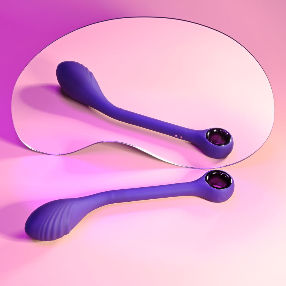 Playboy Pleasure SPOT ON - Purple 22.6 cm USB Rechargeable Poseable G-Spot Vibrator