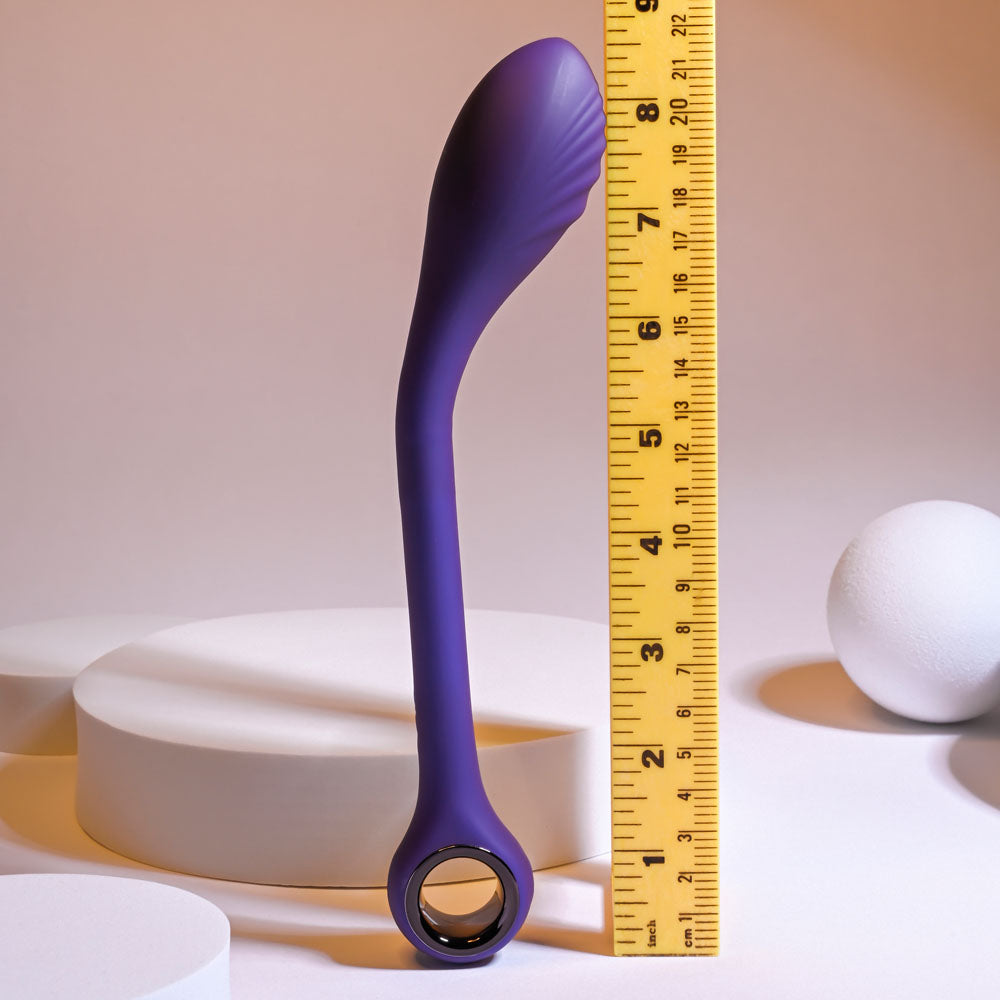 Playboy Pleasure SPOT ON - Purple 22.6 cm USB Rechargeable Poseable G-Spot Vibrator