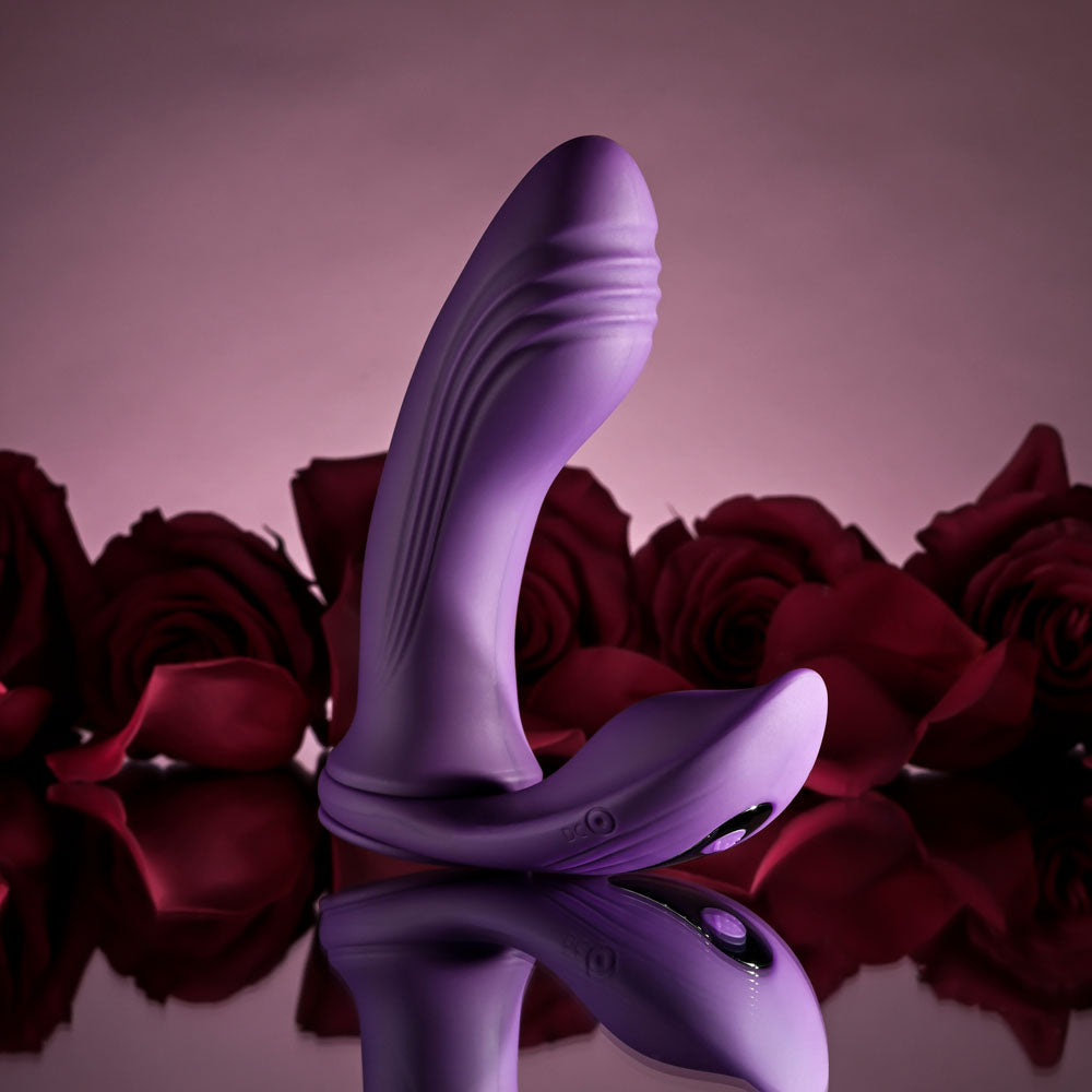 Playboy Pleasure MIX & MATCH - Purple USB Rechargeable with C-Ring Attachment