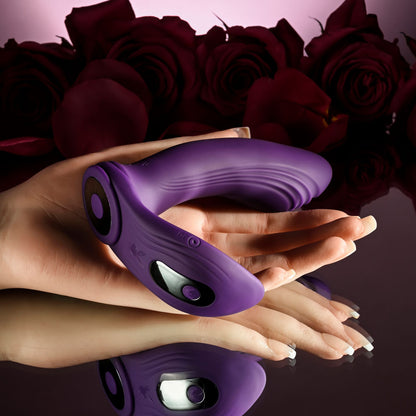 Playboy Pleasure MIX & MATCH - Purple USB Rechargeable with C-Ring Attachment