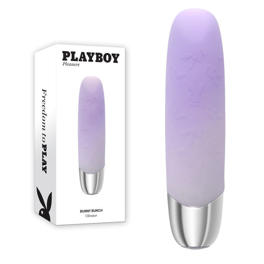 Playboy Pleasure BUNNY BUNCH - Pearl 11.3 cm USB Rechargeable Bullet