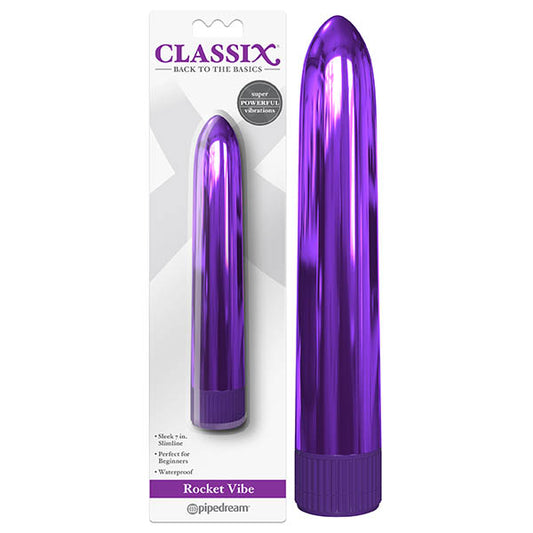 Classix Rocket Vibe - Metallic Purple 17.8 cm (7) Vibrator