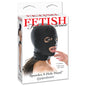 Fetish Fantasy Series Spandex 3-hole Hood - Black Hood