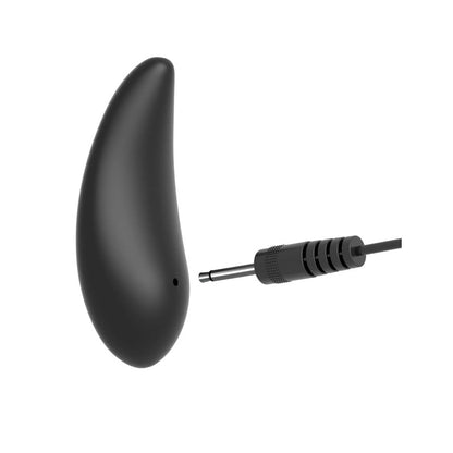 Anal Fantasy Collection Remote Control Silicone Plug - Black 10 cm (4) Rechargeable Vibrating B