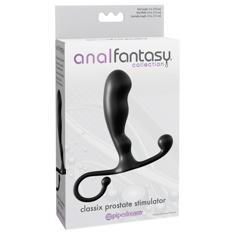 Anal Fantasy Collection Classix Prostate Stimulator - Black 10.1 cm (4) Prostate Massager