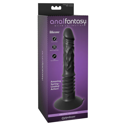 Anal Fantasy Elite Vibrating Ass Fucker - Black 30.5 cm (12) USB Rechargeable Anal Vibrator