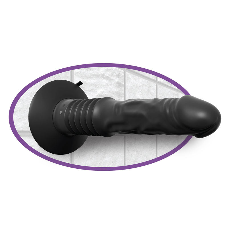 Anal Fantasy Elite Vibrating Ass Fucker - Black 30.5 cm (12) USB Rechargeable Anal Vibrator