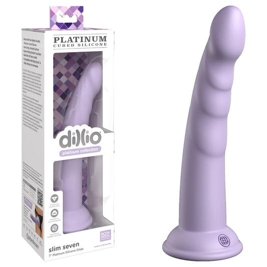 Dillio Platinum Slim Seven - Purple - Purple 17.8 cm (7) Dong