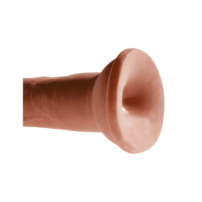 King Cock Plus 8 Triple Density Cock - Brown 20.3 cm Dong