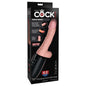 King Cock Plus 6.5 Thrusting Cock with Balls - Flesh 16.5 cm Thrusting Dong