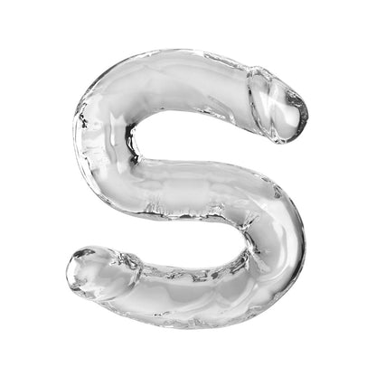 King Cock 18 Inch Double Dildo - Clear 45.7 cm Double Dong