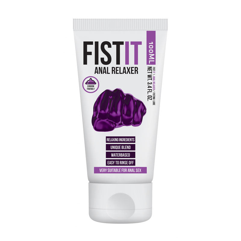 PHARMQUESTS Fist-It Anal Relaxer - 100ml - Water Based Relaxing Lubricant - 100 ml Tube