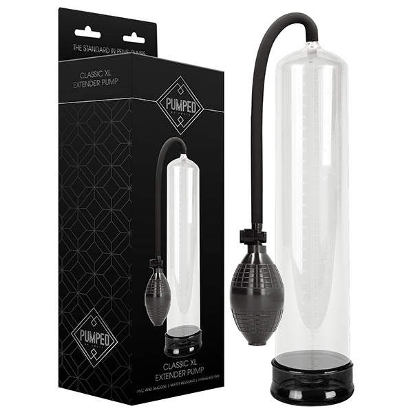 Pumped Classic XL Extender Pump - Clear Large Sized Penis Pump