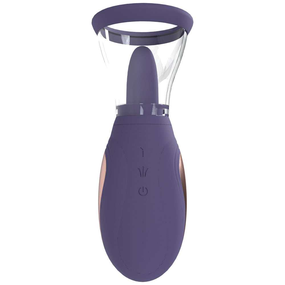 PUMPED Enhance Auto Vulva & Brest Pump - Purple - Purple USB Rechargeable Ladies Pump