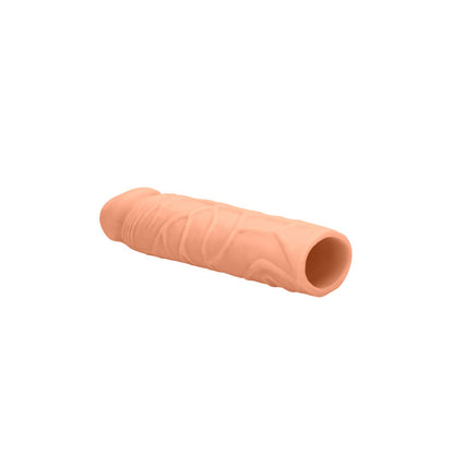 REALROCK 7 Penis Extender - Flesh 17.8 cm Penis Extension Sleeve