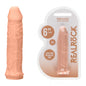 REALROCK 6 Realistic Penis Sleeve - Flesh 15.2 cm Penis Extension Sleeve