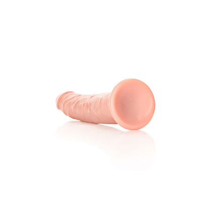 REALROCK Realistic Slim Dildo with Suction Cup - 18cm - Flesh 18 cm (7) Dong