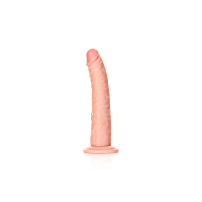 REALROCK Realistic Slim Dildo with Suction Cup - 20.5cm - Flesh 20.5 cm (8) Dong