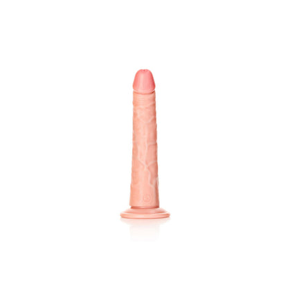 REALROCK Realistic Slim Dildo with Suction Cup - 20.5cm - Flesh 20.5 cm (8) Dong