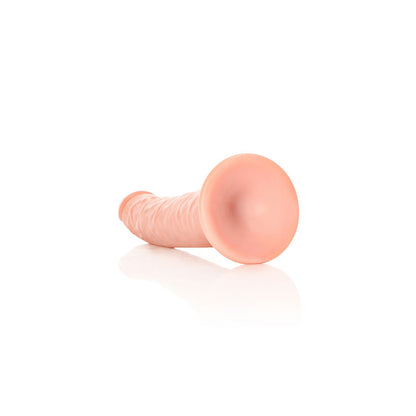 REALROCK Realistic Slim Dildo with Suction Cup - 20.5cm - Flesh 20.5 cm (8) Dong