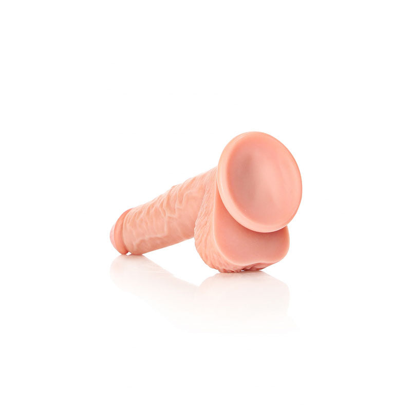 REALROCK Straight Realistic Dildo with Balls - 20.5 cm - Flesh 20.5 cm (8) Dong