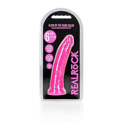 REALROCK 15.5 cm Slim Glow in the Dark Neon - Pink - Glow in Dark Pink 15.5 cm (6) Dong