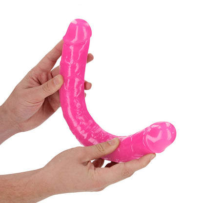 REALROCK 38 cm Double Dong Glow - Pink - Pink 38 cm (15) Double Dong