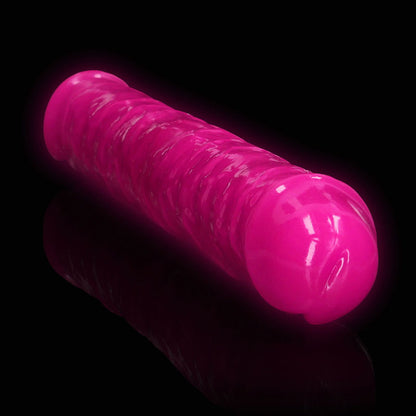 REALROCK 38 cm Double Dong Glow - Pink - Pink 38 cm (15) Double Dong