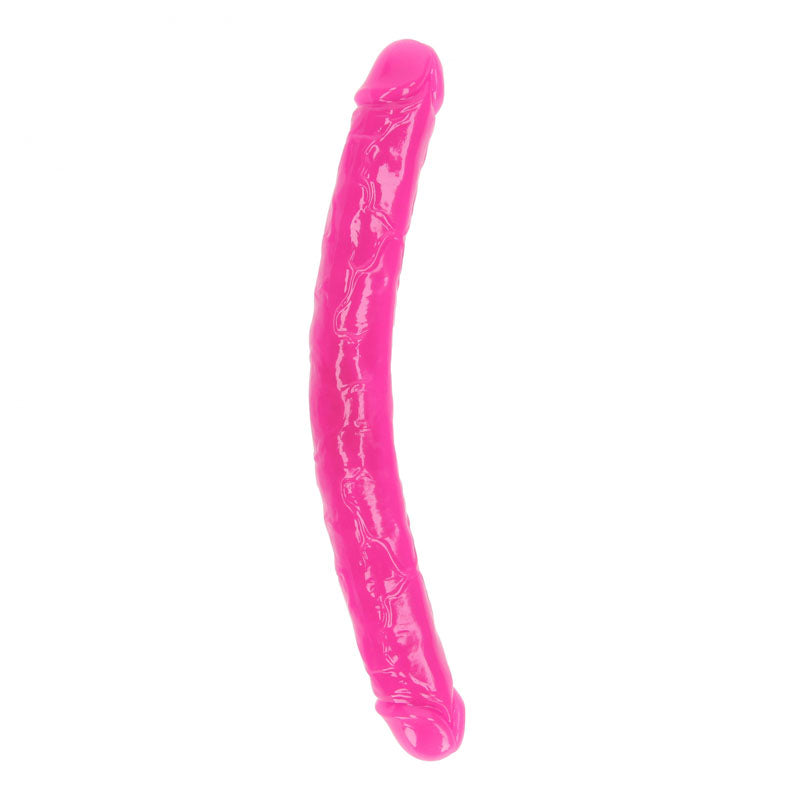 REALROCK 38 cm Double Dong Glow - Pink - Pink 38 cm (15) Double Dong