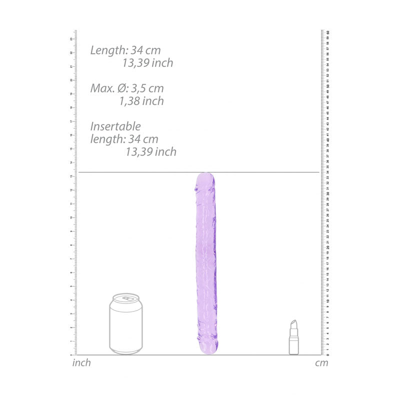 REALROCK 34 cm Double Dong - Purple - Purple 34 cm (14) Double Dong