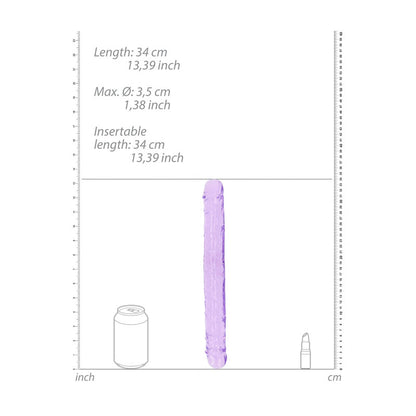 REALROCK 34 cm Double Dong - Purple - Purple 34 cm (14) Double Dong