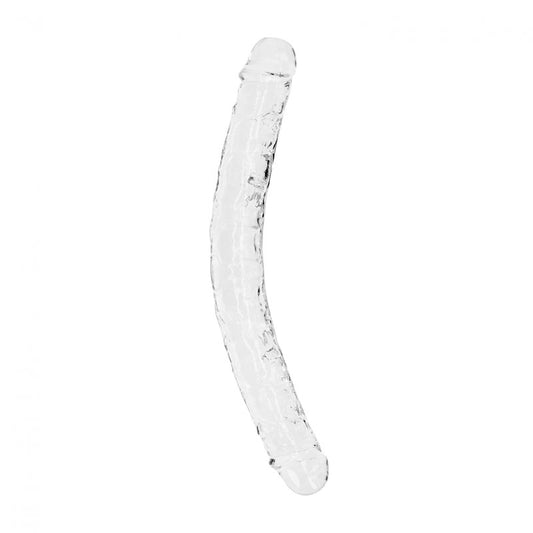 REALROCK 34 cm Double Dong - Clear - Clear 34 cm (14) Double Dong