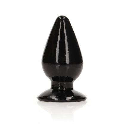 REALROCK 9 cm Anal Plug - Black - Black 9 cm (3.5) Butt Plug