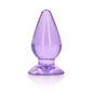 REALROCK 9 cm Anal Plug - Purple - Purple 9 cm (3.5) Butt Plug