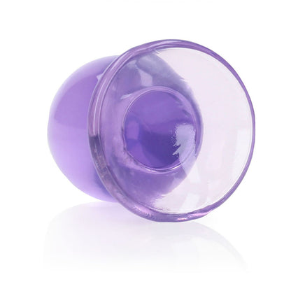 REALROCK 9 cm Anal Plug - Purple - Purple 9 cm (3.5) Butt Plug