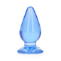 REALROCK 11.5 cm Anal Plug - Blue - Blue 11.5 cm (4.5) Butt Plug