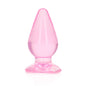 REALROCK 11.5 cm Anal Plug - Pink - Pink 11.5 cm (4.5) Butt Plug