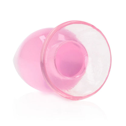 REALROCK 11.5 cm Anal Plug - Pink - Pink 11.5 cm (4.5) Butt Plug