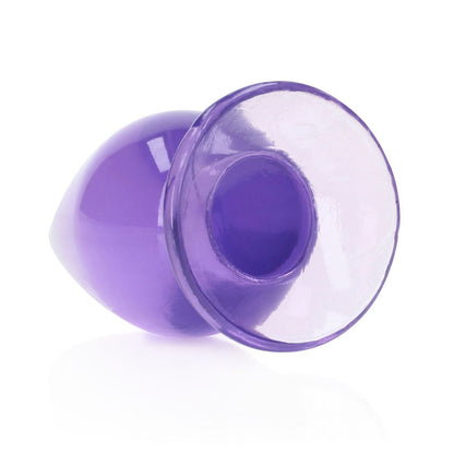 REALROCK 11.5 cm Anal Plug - Purple - Purple 11.5 cm (4.5) Butt Plug